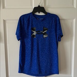 Under Armour Kids Blue Speckle Tee